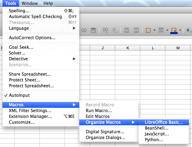 LibreOffice Basic