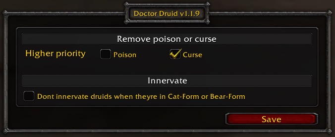 Doctor Druid Healing
