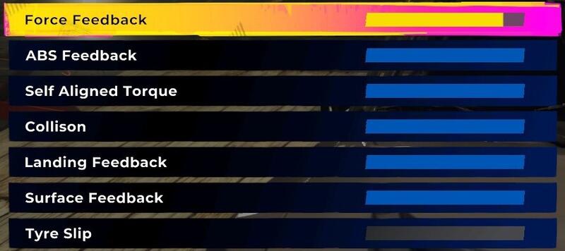 DIRT 5 Vibration & Feedback