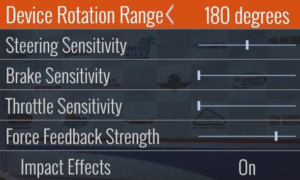 Force Feedback Settings for TMX/T150